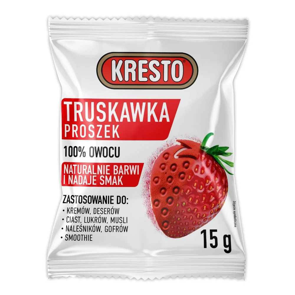 Truskawka liofilizowana w proszku KRESTO 15 g