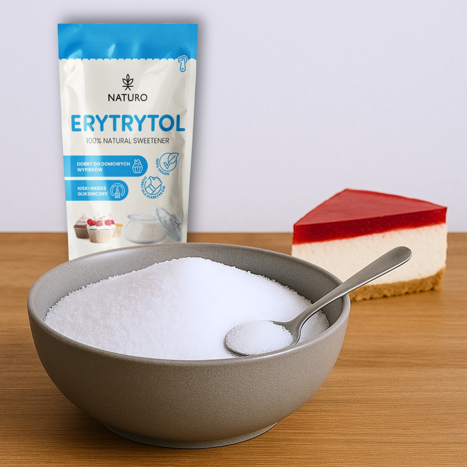 Erytrytol Słodzik 250g / Naturo