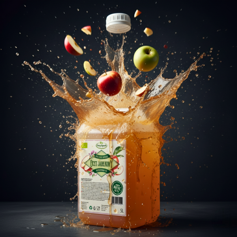 OCET Jabłkowy Niefiltrowany BIO 5L / Dary Ogrodu BIO