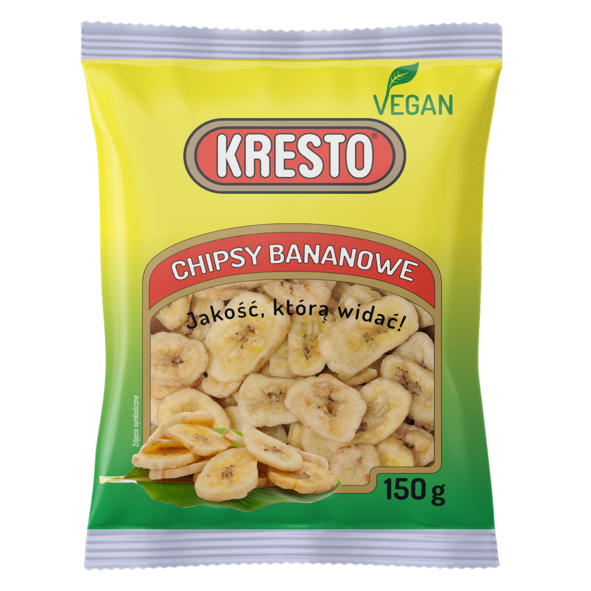 Chipsy bananowe smażone słodzone KRESTO 150 g