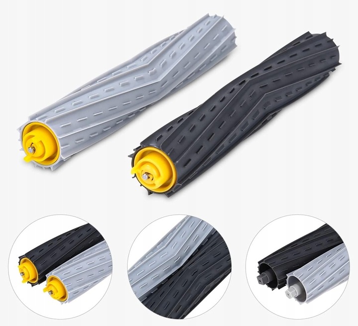 Szczotki główne gumowe do iRobot ROOMBA 800 900 960 + GRATIS 3