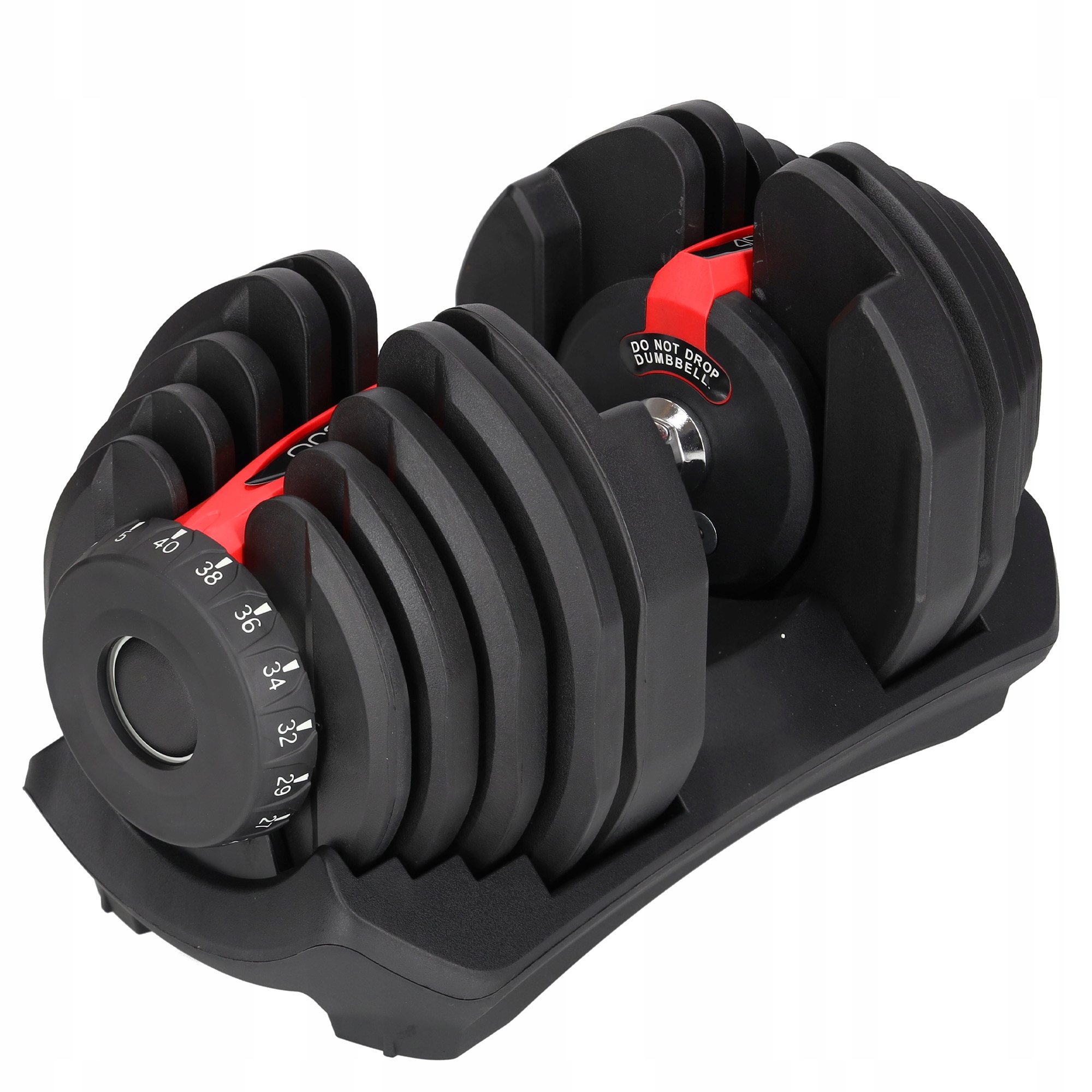 1x HANTEL REGULOWANY NOWOCZESNY SYSTEM REGULACJI HANTLA CIĘŻAR 5-40KG 8