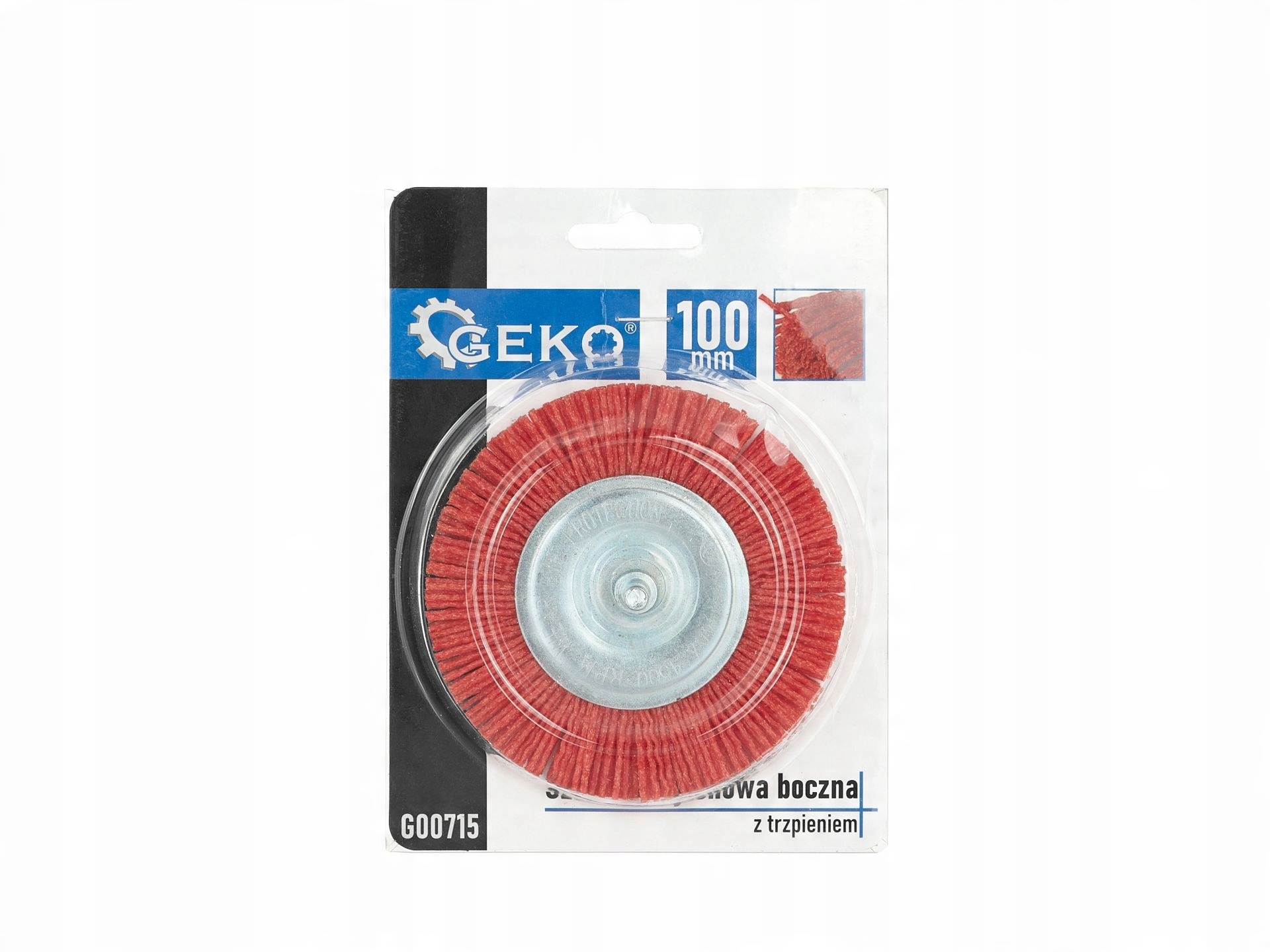 SZCZOTKA NA WIERTARKĘ NYLONOWA TARCZOWA DO DREWNA METAL 100mm ULTRA QUALITY 10