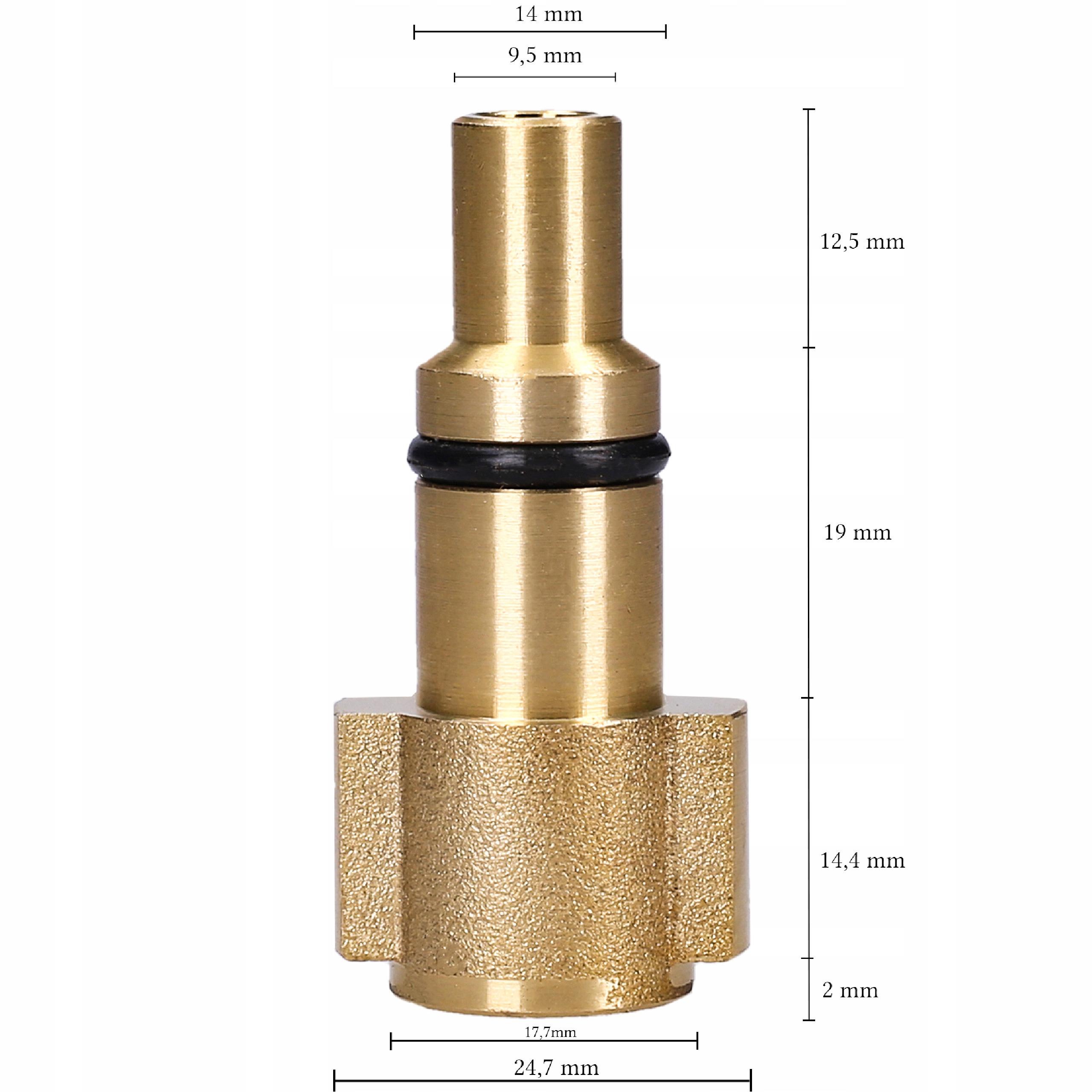 Zestaw lanca 15 stopni + komplet 5x dysz do myjki Parkside Lavor 5