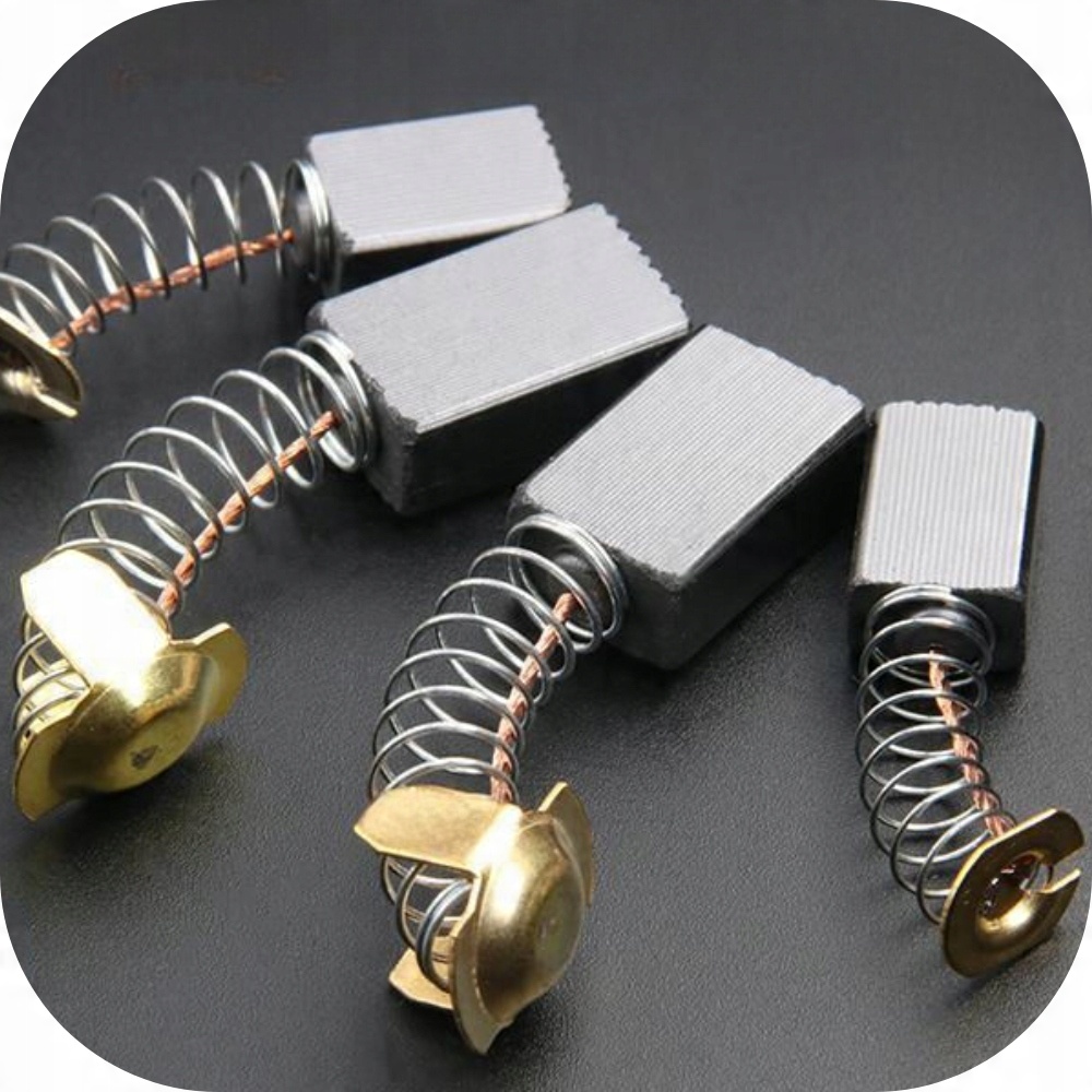 ZESTAW 10szt SZCZOTKI WĘGLOWE DO WIERTARKI SZLIFIERKI 6x9 6x10 7x11 12