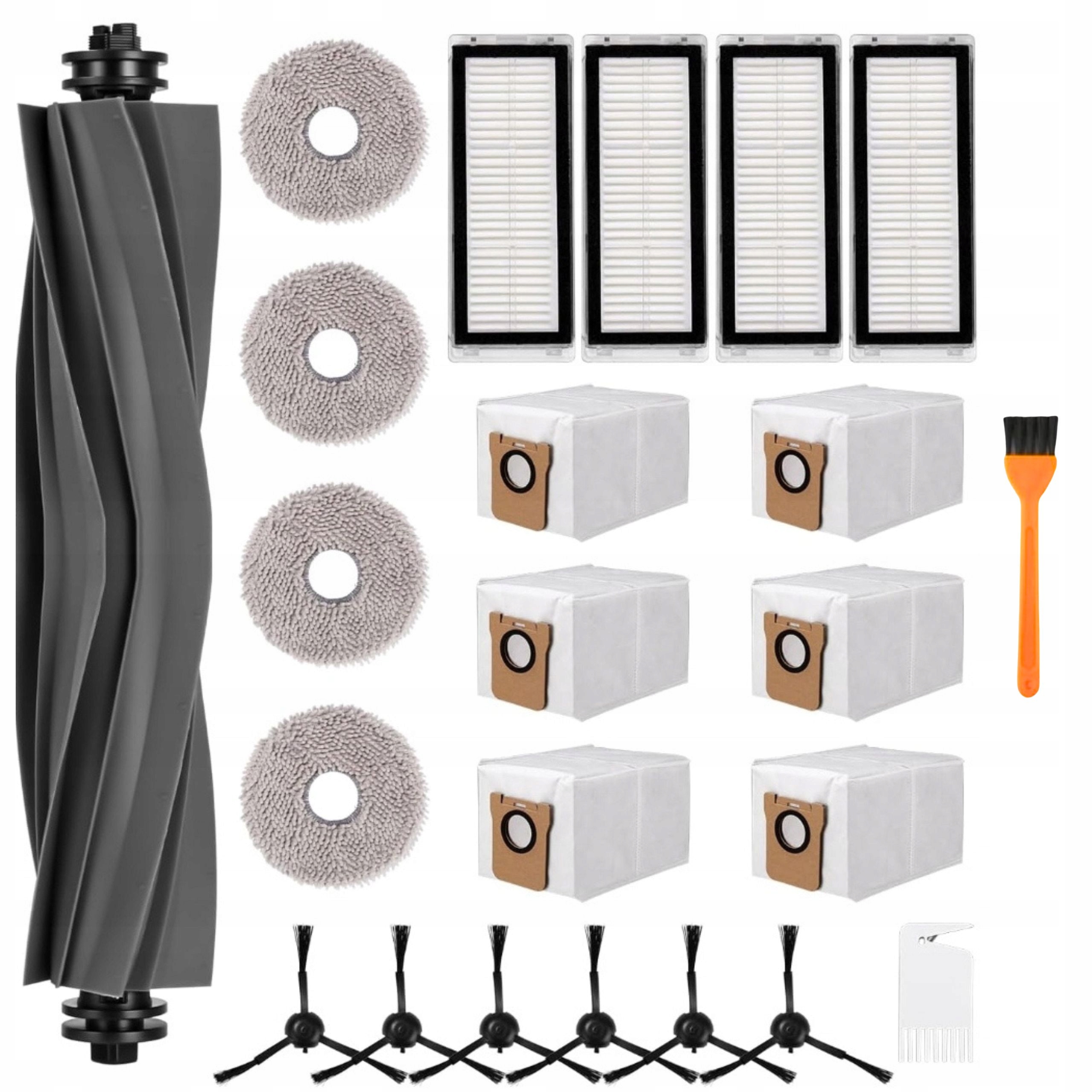 ZESTAW SZCZOTKI FILTRY MOP WORKI DO ODKURZACZ DREAME L20 ULTRA Complete L30