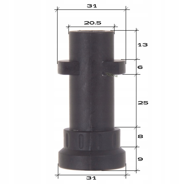 PRZEDŁUŻKA Lancy szczotki do myjki KARCHER K2 K3 K4 K5 K6 K7 2000mm 2m 3