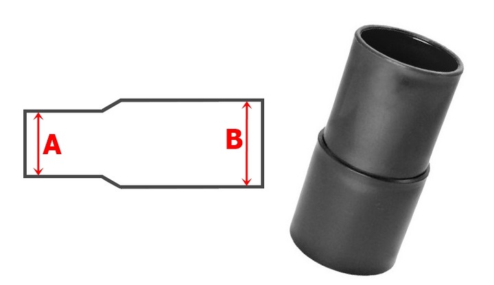 Ssawka Szczelinowa Elastyczna Długa do Karcher Końcówka + Redukcja 32 35 mm 3