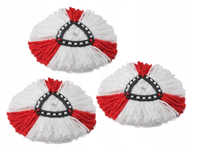 6x WKŁADY DO MOPA OBROTOWEGO VILEDA TURBO KOŃCÓWKI WKŁAD MEGA CHŁONNE