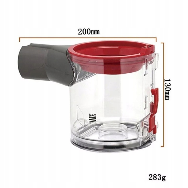 Zbiornik pojemnik na kurz do odkurzacza Dyson V7 V8 SV10 SV11 967699-01 2