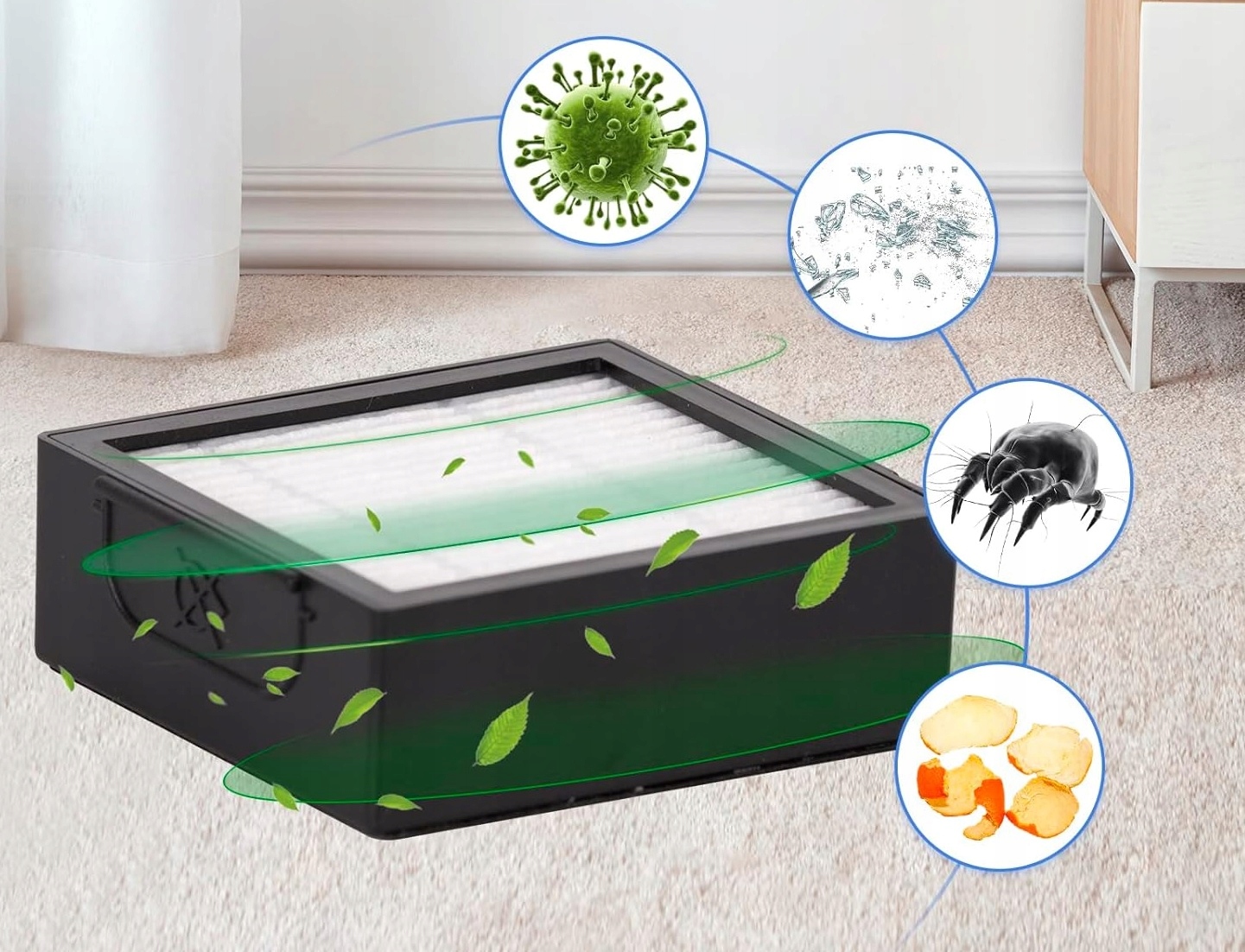 ZESTAW SZCZOTKI WAŁKI FILTRY iRobot Roomba J7 E4 E5 E6 E7 I3 I4 I5 I6 I7 I8