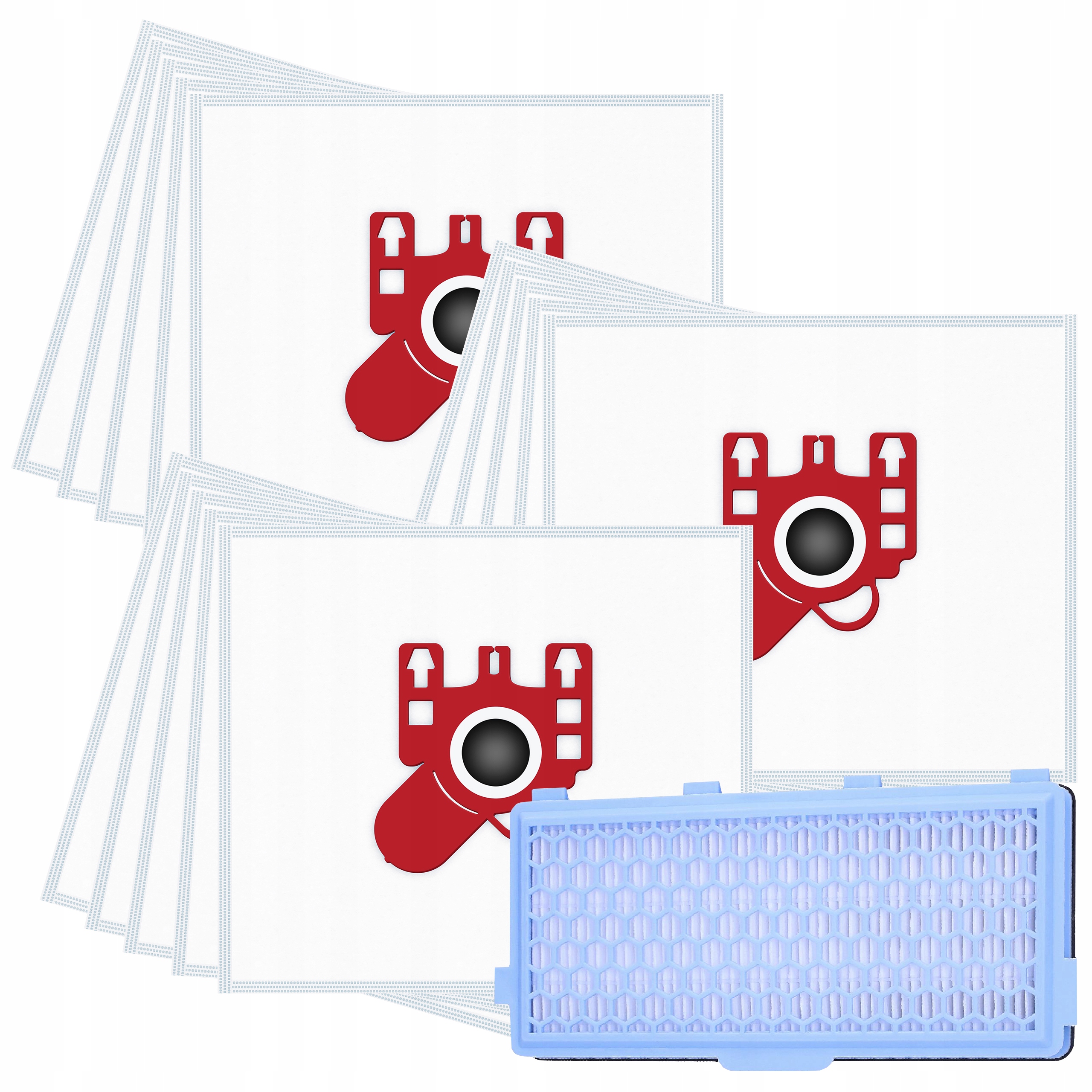 15x Worki do odkurzacza Miele Compact C1 Complete C2 C3 Cat&Dog + filtr Hepa - miniatura 2