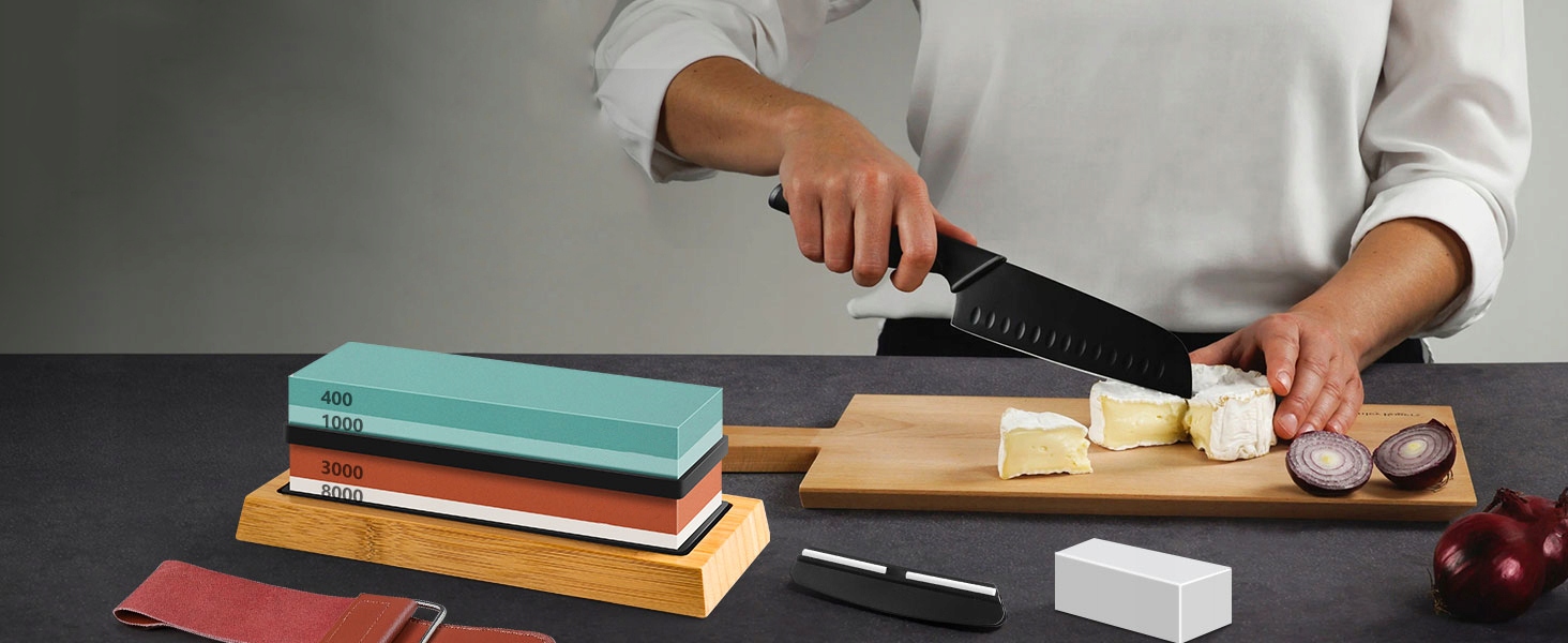 KAMIEŃ WODNY OSEŁKA OSTRZAŁKA DO NOŻY KUCHENNYCH 4000/1000/3000/8000 7