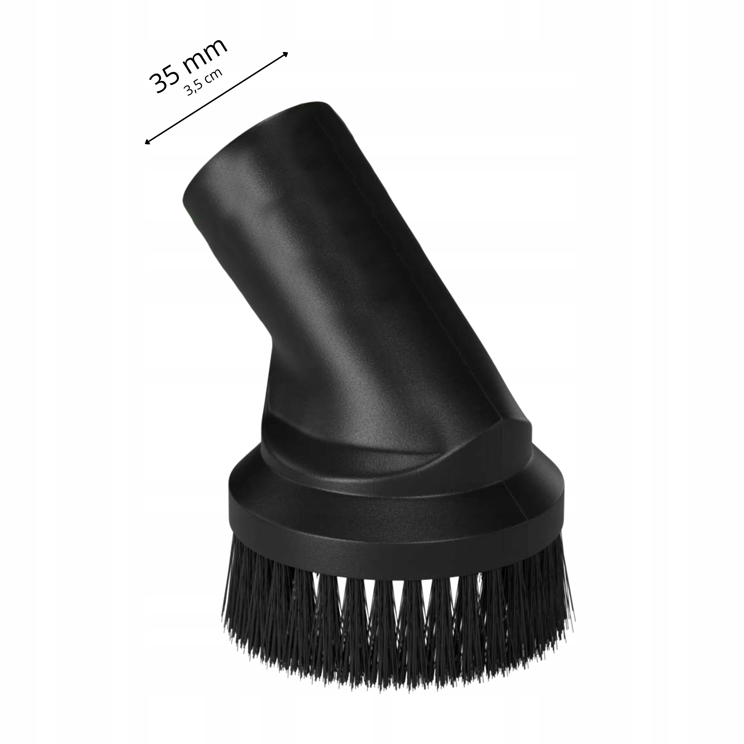 2x Ssawka okrągła naturalne włosie Kärcher 32–35 mm + adapter - miniatura 7