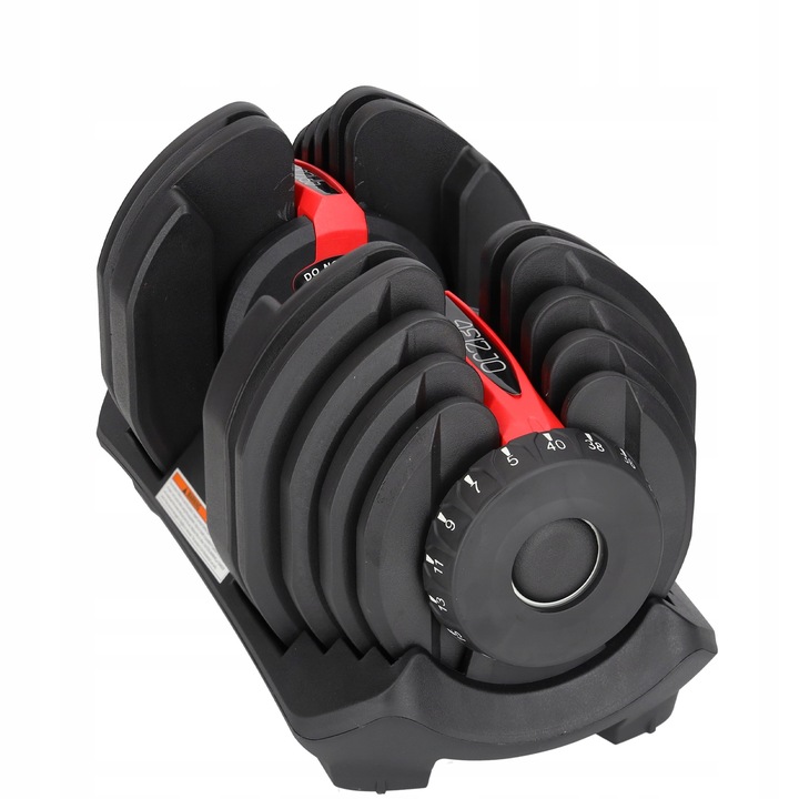 1x HANTEL REGULOWANY NOWOCZESNY SYSTEM REGULACJI HANTLA CIĘŻAR 5-40KG 7