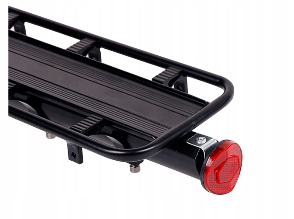 BAGAŻNIK ROWEROWY ALUMINIUM MOCNY TYLNY UNIWERSALNY 50KG NA ROWER 4