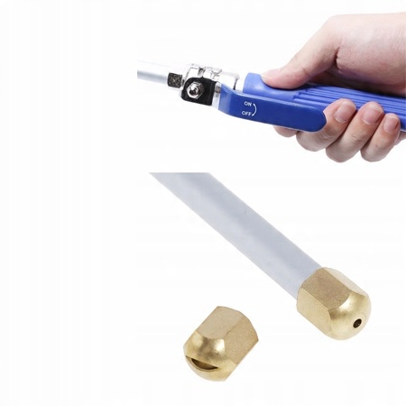 LANCA CIŚNIENIOWA KOŃCÓWKA DO WĘŻA OGRODOWEGO WATER JET 45CM 2