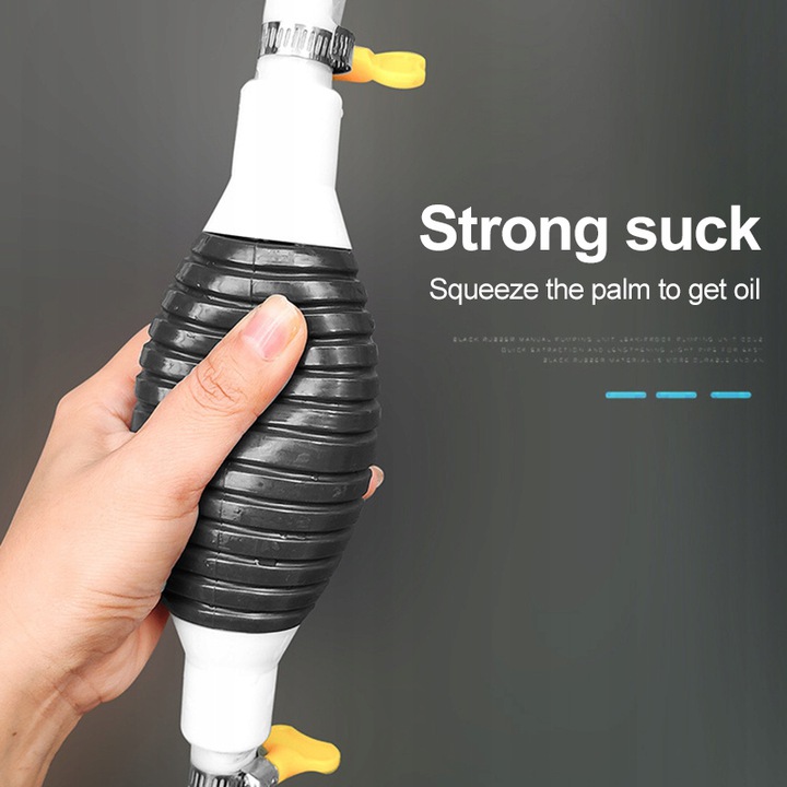 POMPKA PALIWA GRUSZKA RĘCZNA WODY POMPA+ WĄŻ 200cm