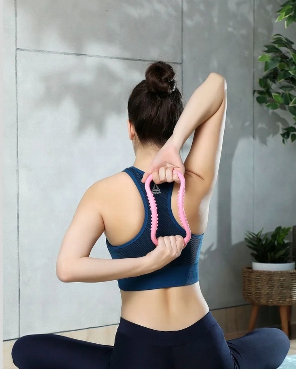 UCHWYT DO BRZUSZKÓW PRZYSSAWKA GUMA DO PILATES FITNESS ZESTAW 13