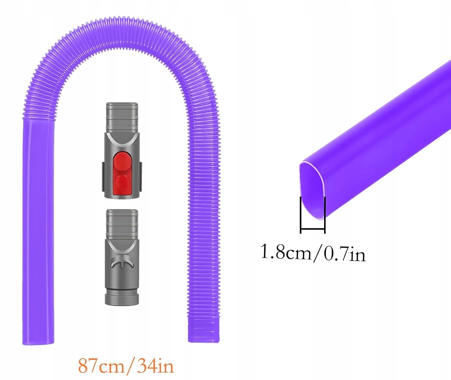 KOŃCÓWKA SSAWKA SZCZELINOWA ELASTYCZNA DO DYSON V6 V7 V8 V10 V11 V12 V15 2