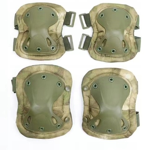 OCHRANIACZE WOJSKOWE TAKTYCZNE NA KOLANA ŁOKCIE ZIELONE MORO 3