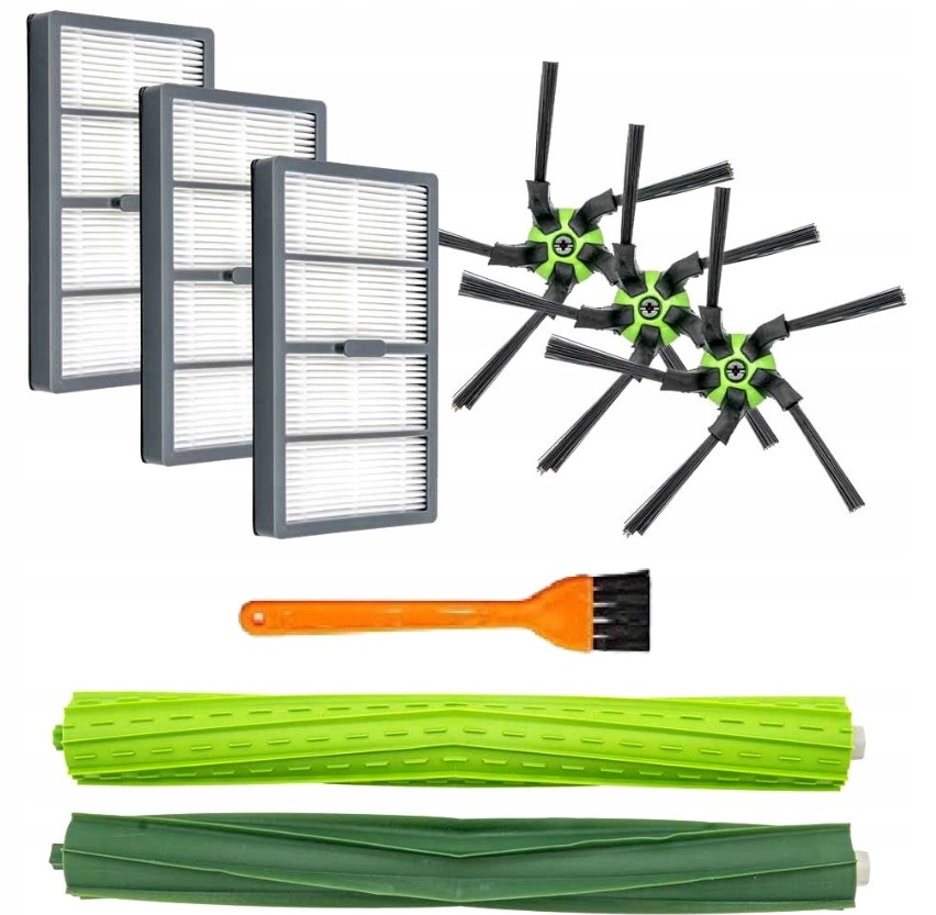 ZESTAW AKCESORIA WAŁKI SZCZOTKI FILTRY DO IROBOT ROOMBA S9 / S9+