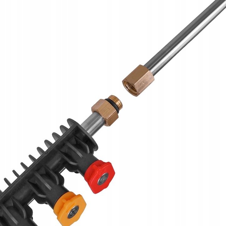 MODUŁOWA LANCA TELESKOPOWA 2,8m + DYSZE DO MYJKI KARCHER K2 K3 K4 K5 K6 K7 5