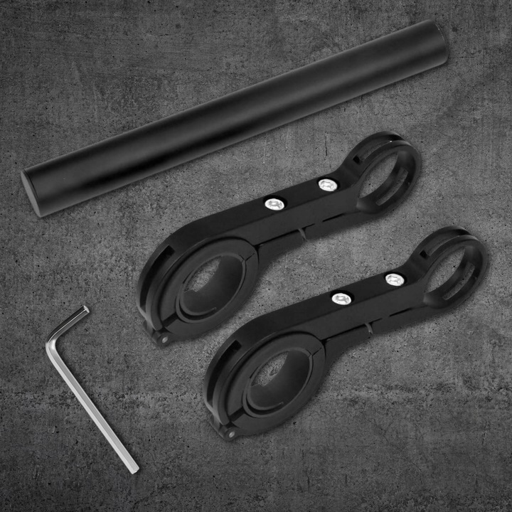 UCHWYT NA KIEROWNICĘ DODATKOWA KIEROWNICA ROWEROWY METALOWY DO ROWERU 2