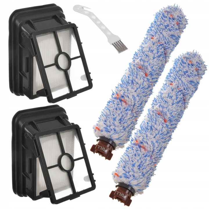 2X SZCZOTKA 2X FILTR DO BISSELL CROSSWAVE 1866 1868 1785 17132 17132