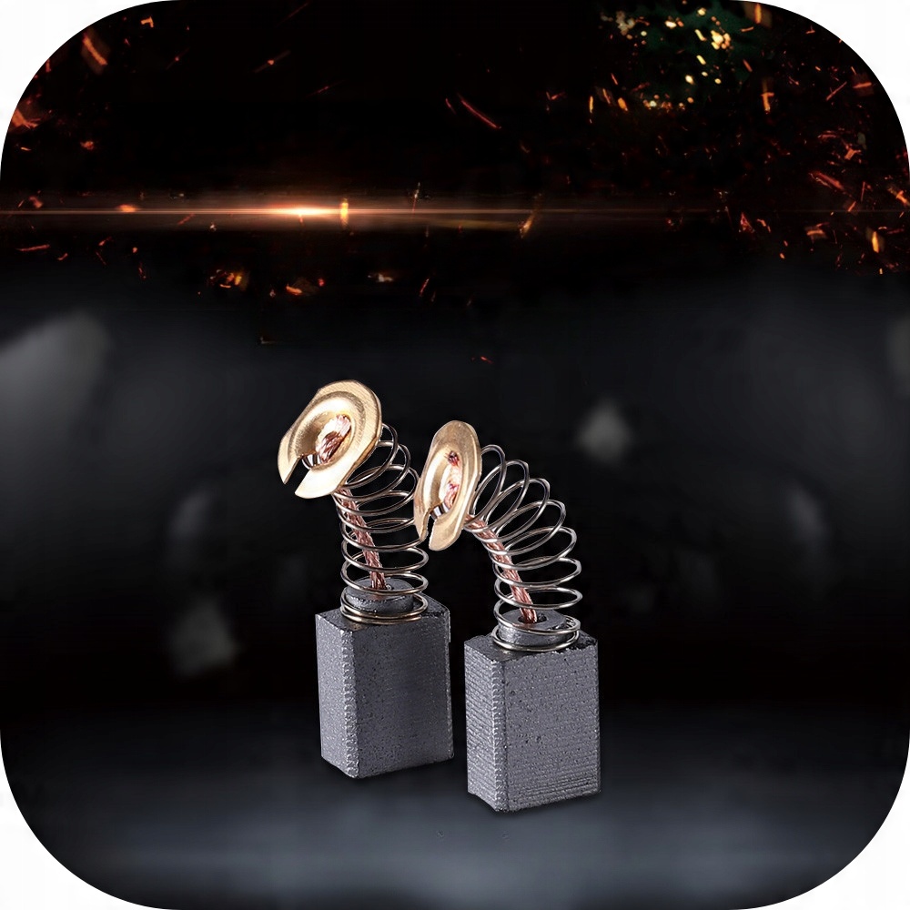 ZESTAW 10szt SZCZOTKI WĘGLOWE DO WIERTARKI SZLIFIERKI 6x9 6x10 7x11 11