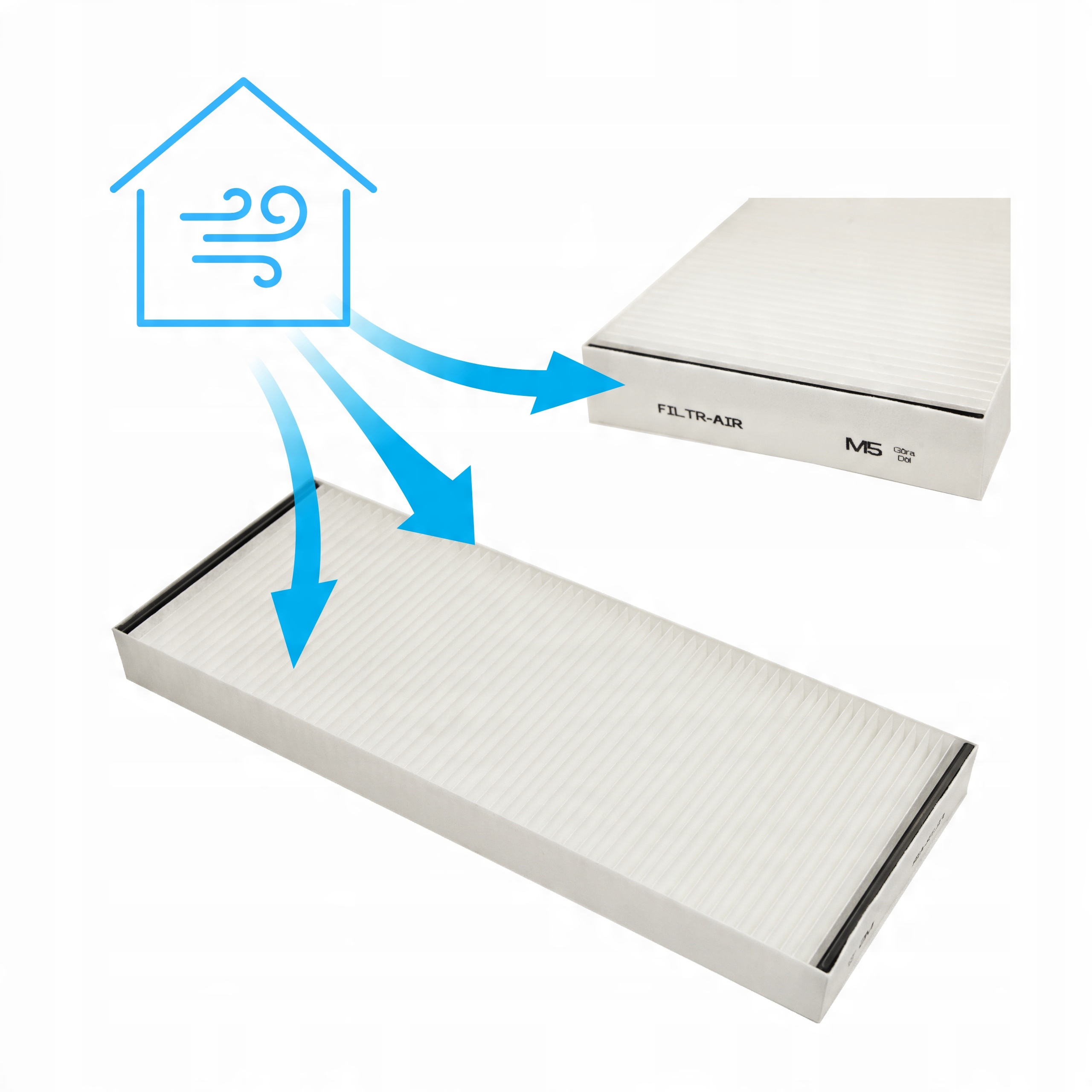 Filtr Wanas M5 Do Rekuperatora Wanas 350V/2 350V/3 350 H/2 350H/3 355 COMBO 6