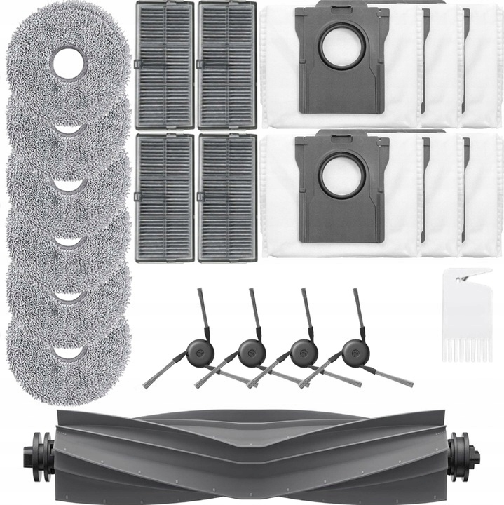 DUŻY zestaw do Dreame X40 L40 MOVA P10 PRO ULTRA worki mopy filtry szczotki 7