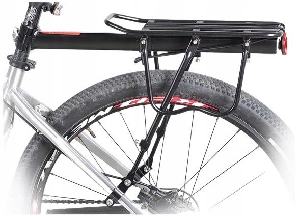 BAGAŻNIK ROWEROWY ALUMINIUM MOCNY TYLNY UNIWERSALNY 50KG NA ROWER 8