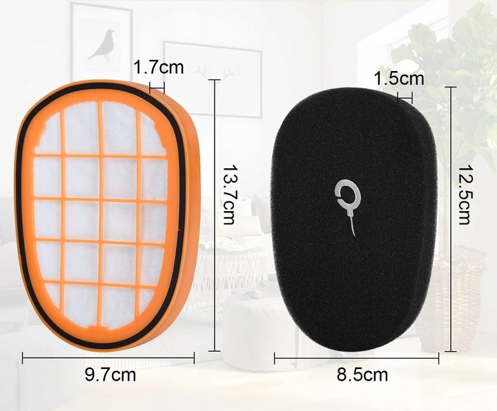 2 x Filtr do PHILIPS SpeedPro Max FC5005 FC6802 3