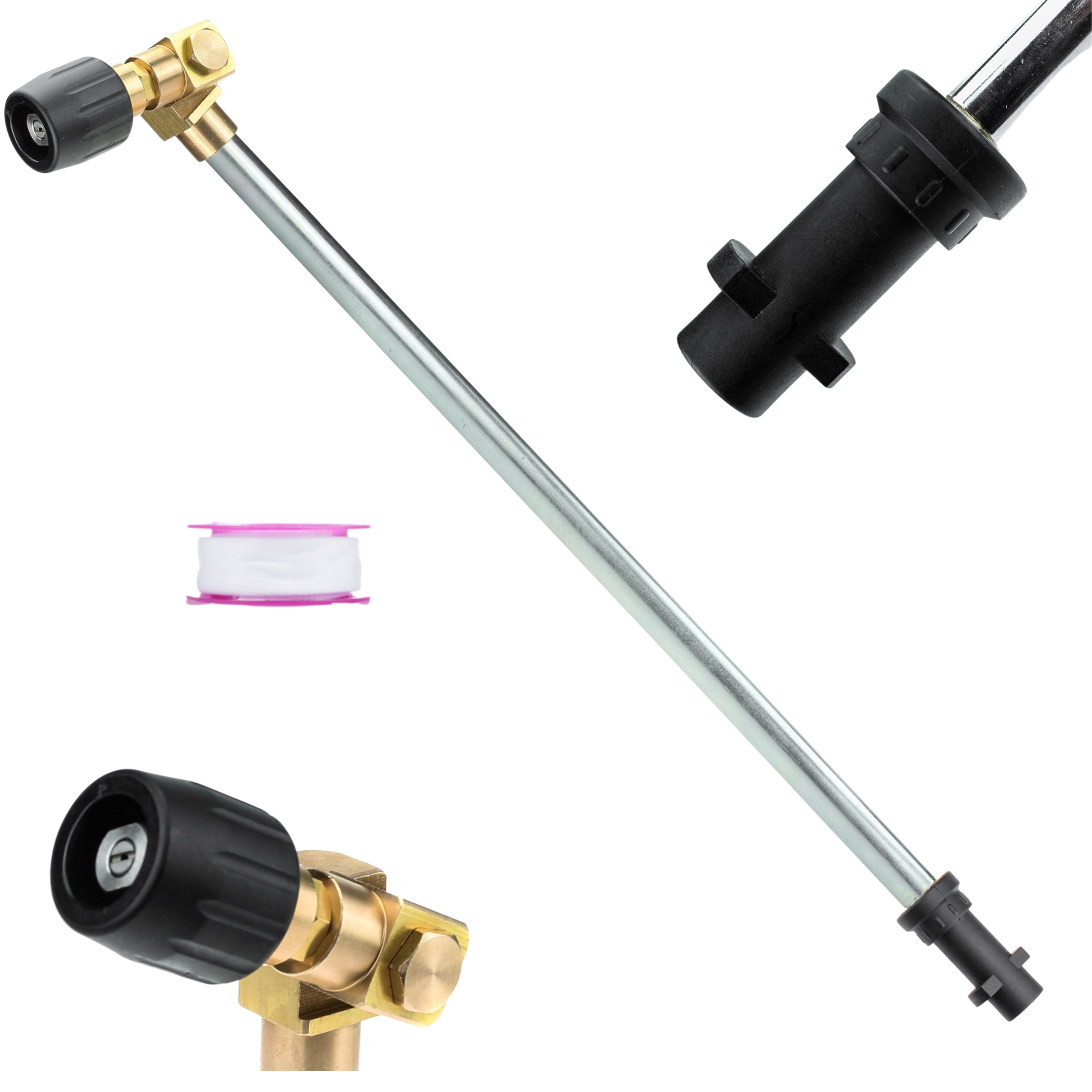 Lanca dysza kątowa regulowana do Karcher K2 K3 K4 K5 K6 K7 do mycia nadkoli