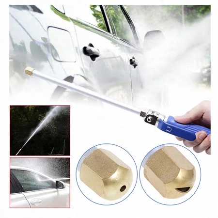 LANCA CIŚNIENIOWA KOŃCÓWKA DO WĘŻA OGRODOWEGO WATER JET 45CM 4