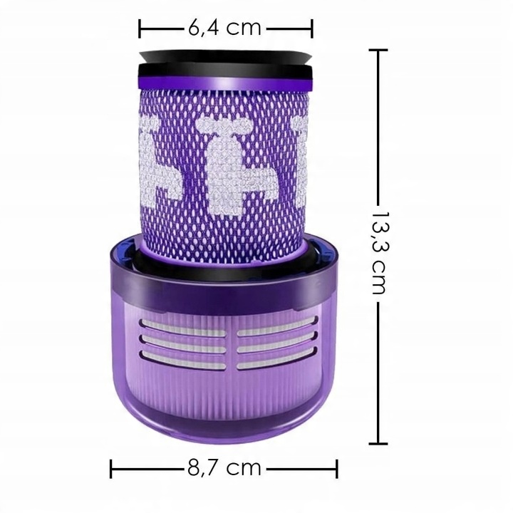 2x Filtr zmywalny do Dyson V11 V15 SV14 ULEPSZONY
