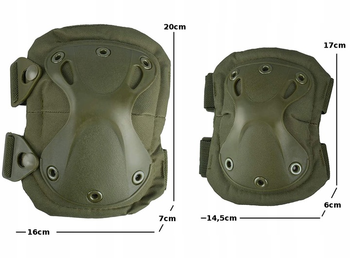OCHRANIACZE KOLAN I ŁOKCI TAKTYCZNE NAKOLANNIKI OCHRONNE WOJSKOWE ASG 2
