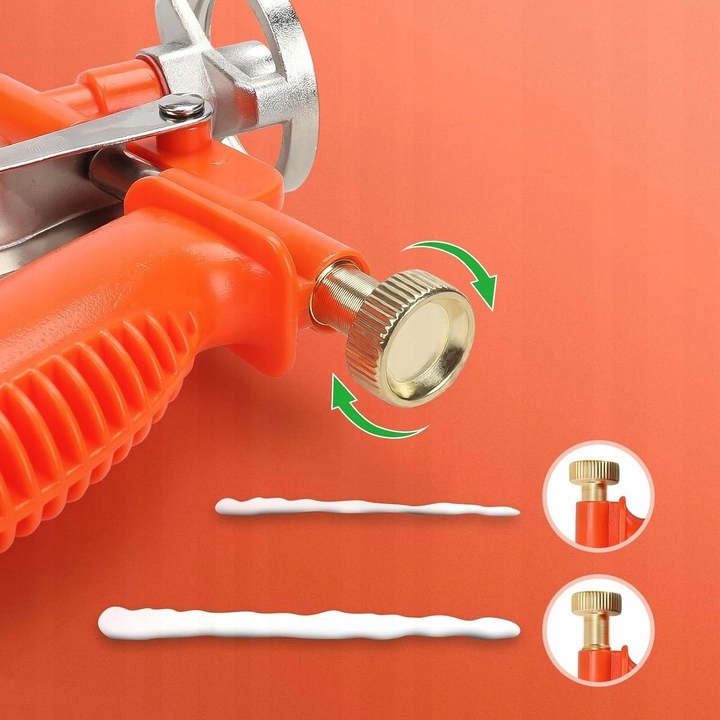 PISTOLET DO PIANKI MONTAŻOWEJ PIANY PISTOLETOWEJ METALOWY APLIKATOR LEKKI 3