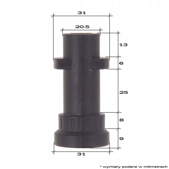 Redukcja BAYONET do Karcher K wtyk złączka adapter redukcja 1/4 F bagnet 3