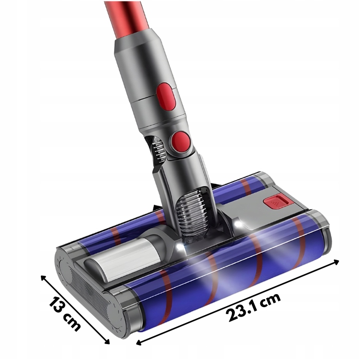 PODWÓJNA TURBO SZCZOTKA MIĘKKA ELEKTROSZCZOTKA DO DYSON V7 V8 V10 V11 V15 4