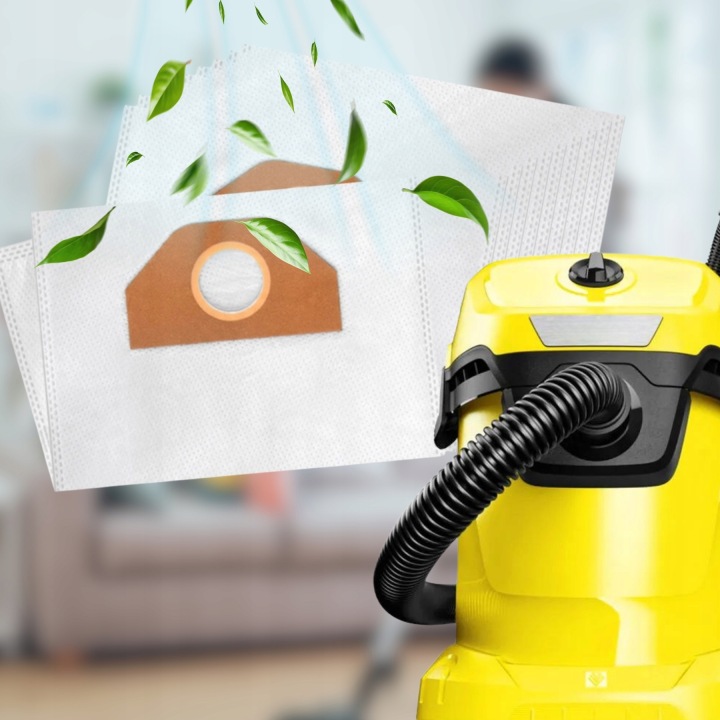 10x Worki do odkurzacza Karcher WD3 10x worek WD 3 WD2 WD 6 SE 4001 - miniatura 3