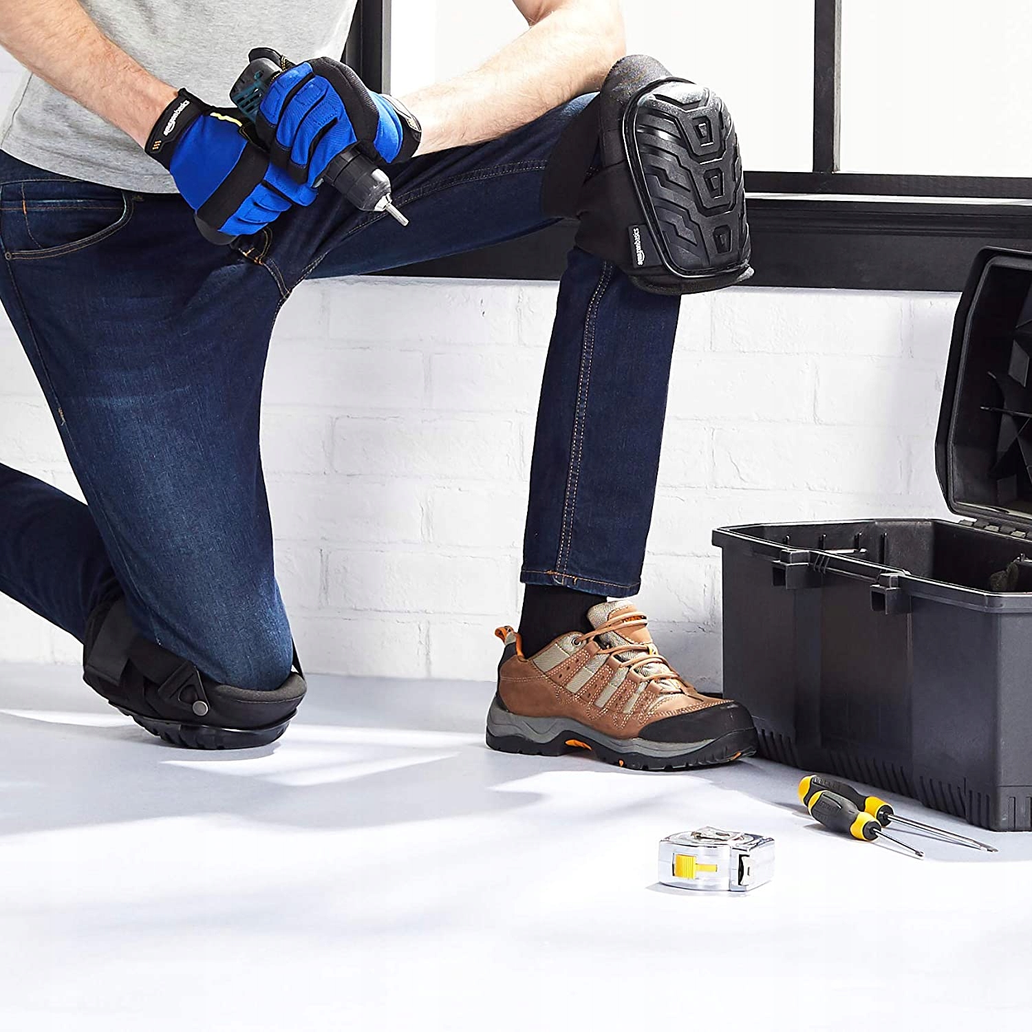 NAKOLANNIKI OCHRANIACZE KOLAN ROBOCZE ŻELOWE WYGODNE BUDOWLANE UNIWERSALNE 7