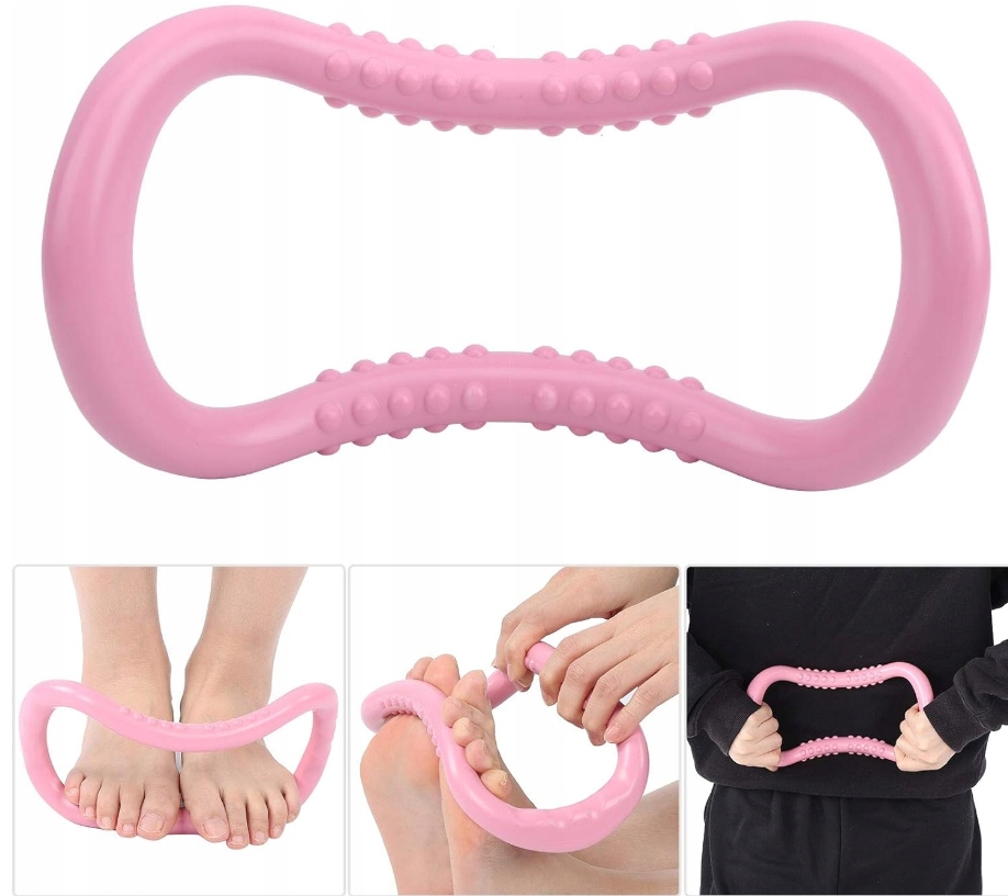 UCHWYT DO BRZUSZKÓW PRZYSSAWKA GUMA DO PILATES FITNESS ZESTAW 12