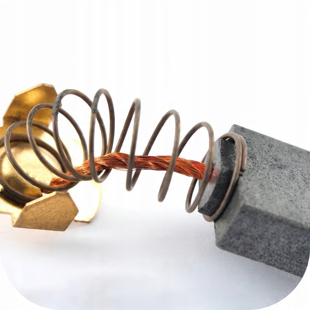 ZESTAW 10szt SZCZOTKI WĘGLOWE DO WIERTARKI SZLIFIERKI 6x9 6x10 7x11 10