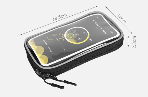 DUŻA SAKWA NA ROWER TORBA UCHWYT CASE ETUI NA TELEFON DOTYKOWA POKROWIEC 3