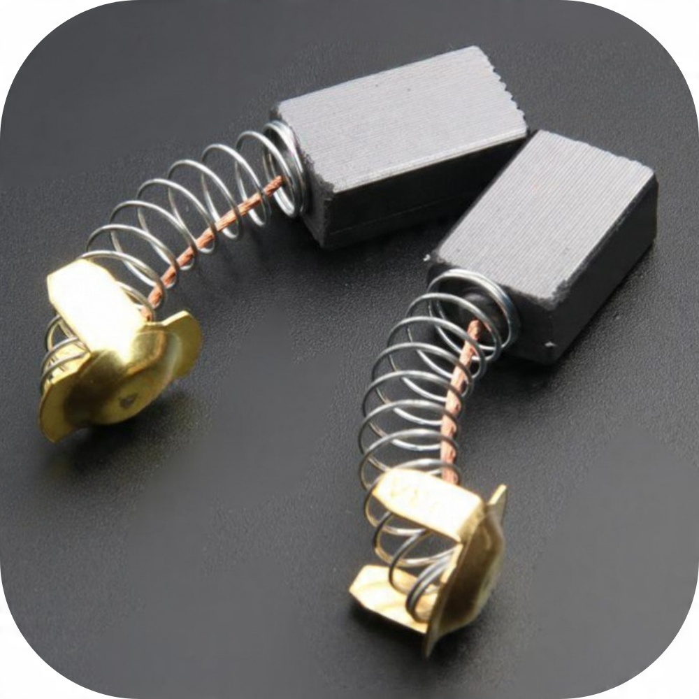 ZESTAW 10szt SZCZOTKI WĘGLOWE DO WIERTARKI SZLIFIERKI 6x9 6x10 7x11 13