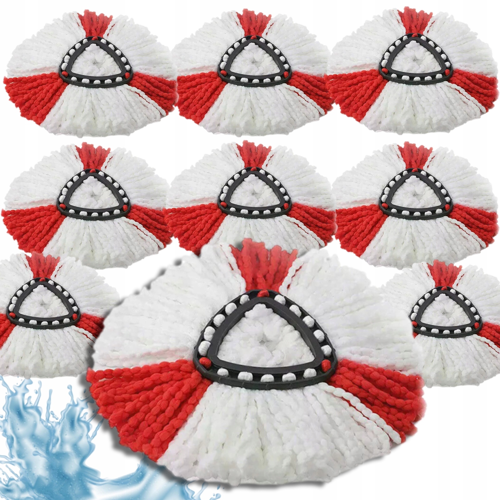 9 X WKŁAD DO MOPA VILEDA EASY WRING CLEAN TURBO OBROTOWEGO ULTRA CHŁONNE