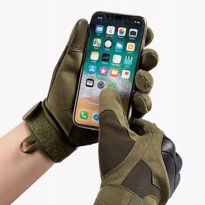 Rękawice Rękawiczki Taktyczne Dotykowe Sportowe Survival Survivalowe Roz L 10