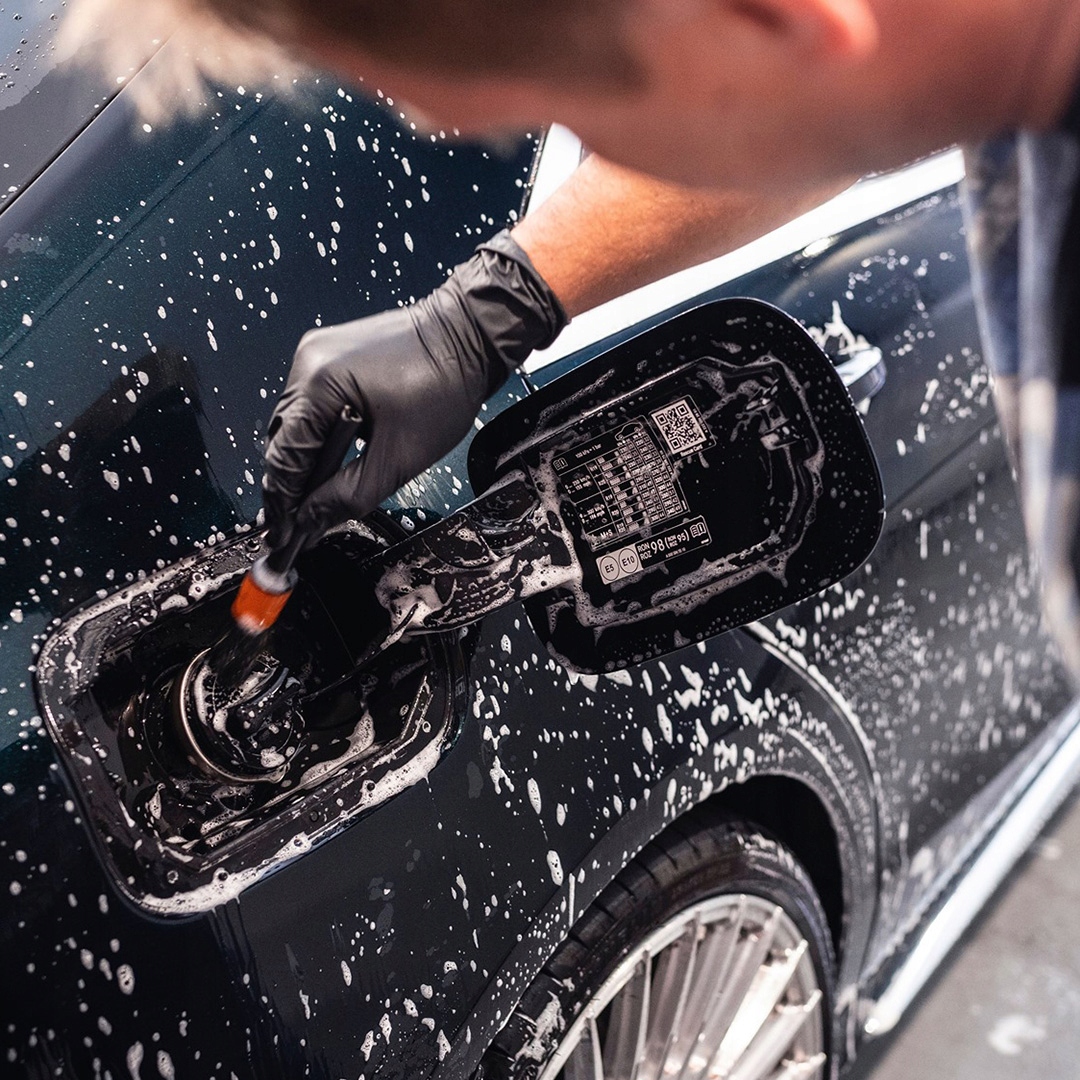 zestaw 3 pędzelków do detailingu auta czyściki grube włosie 31-25-17mm 2